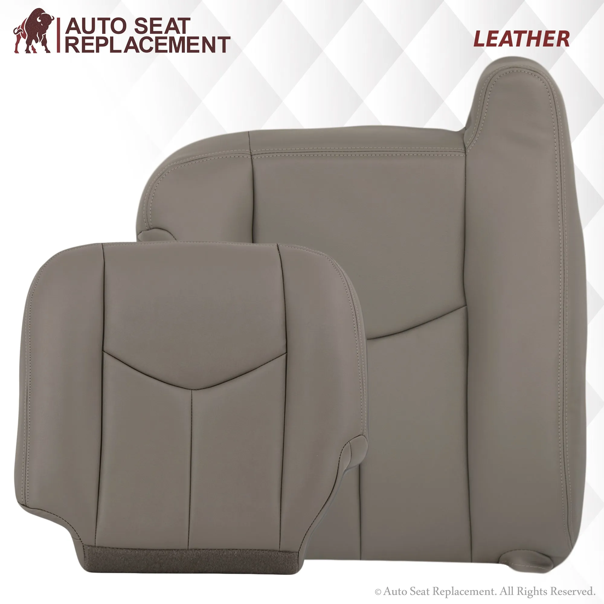 2003-2007 Chevy Silverado/Avalanche Seat Cover In Light Gray: Choose From Variation