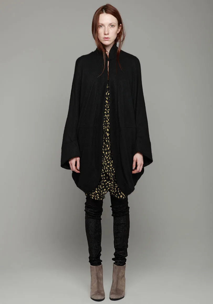 Angora Chiffon Jersey Cardigan