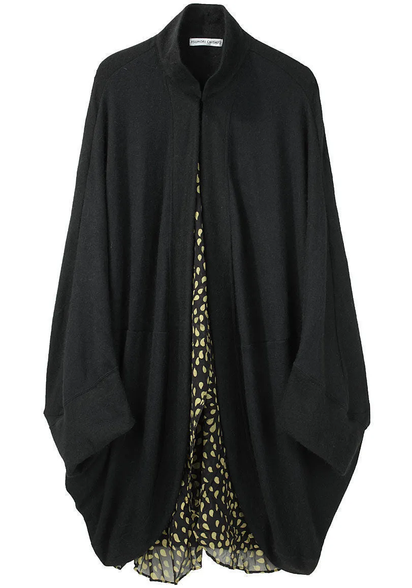 Angora Chiffon Jersey Cardigan