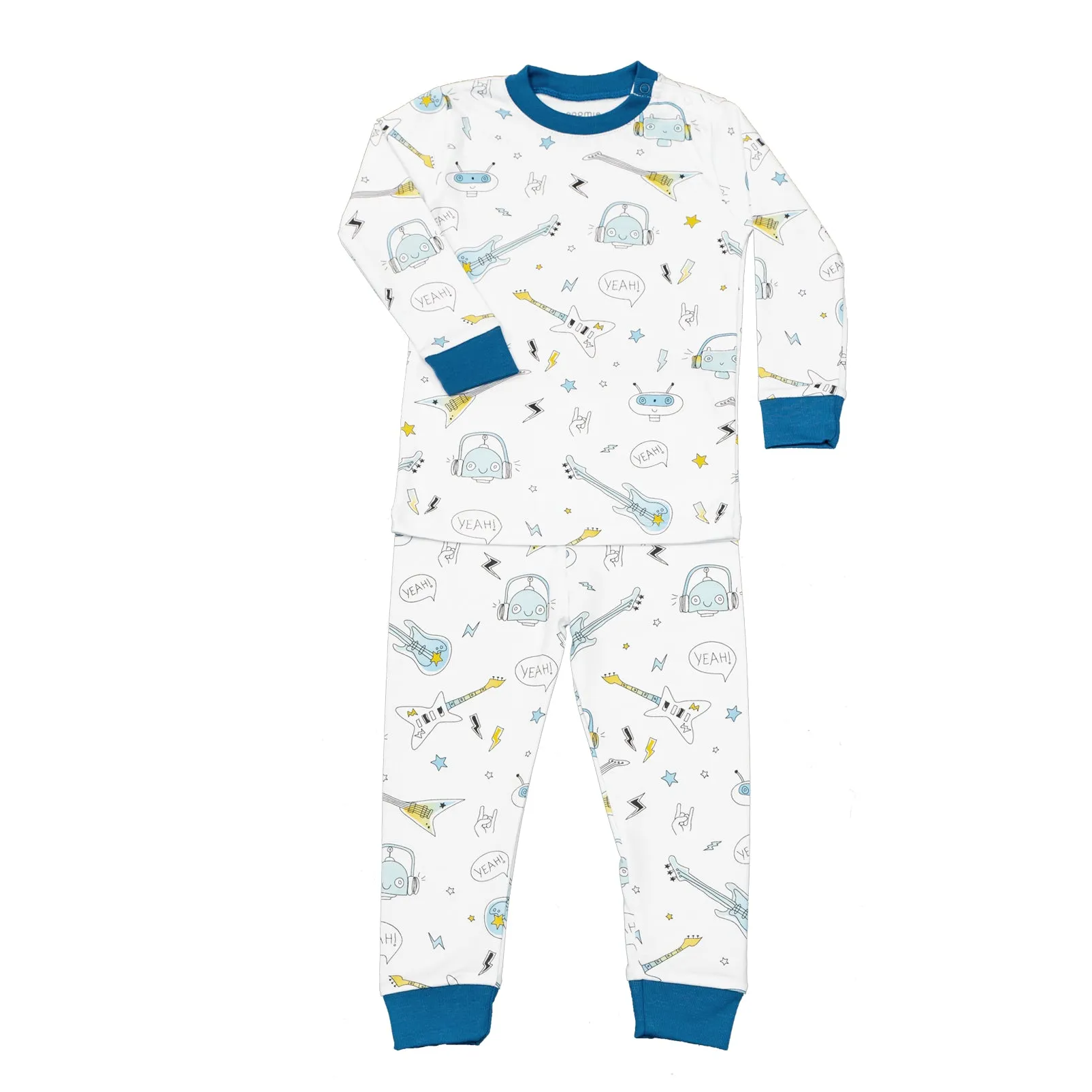 Baby Noomie 2 Piece Long Sleeve PJ Set - Rock & Roll