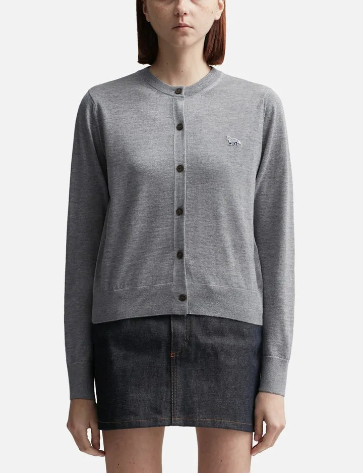 Bold Fox Head Embroidered Cropped Jumper