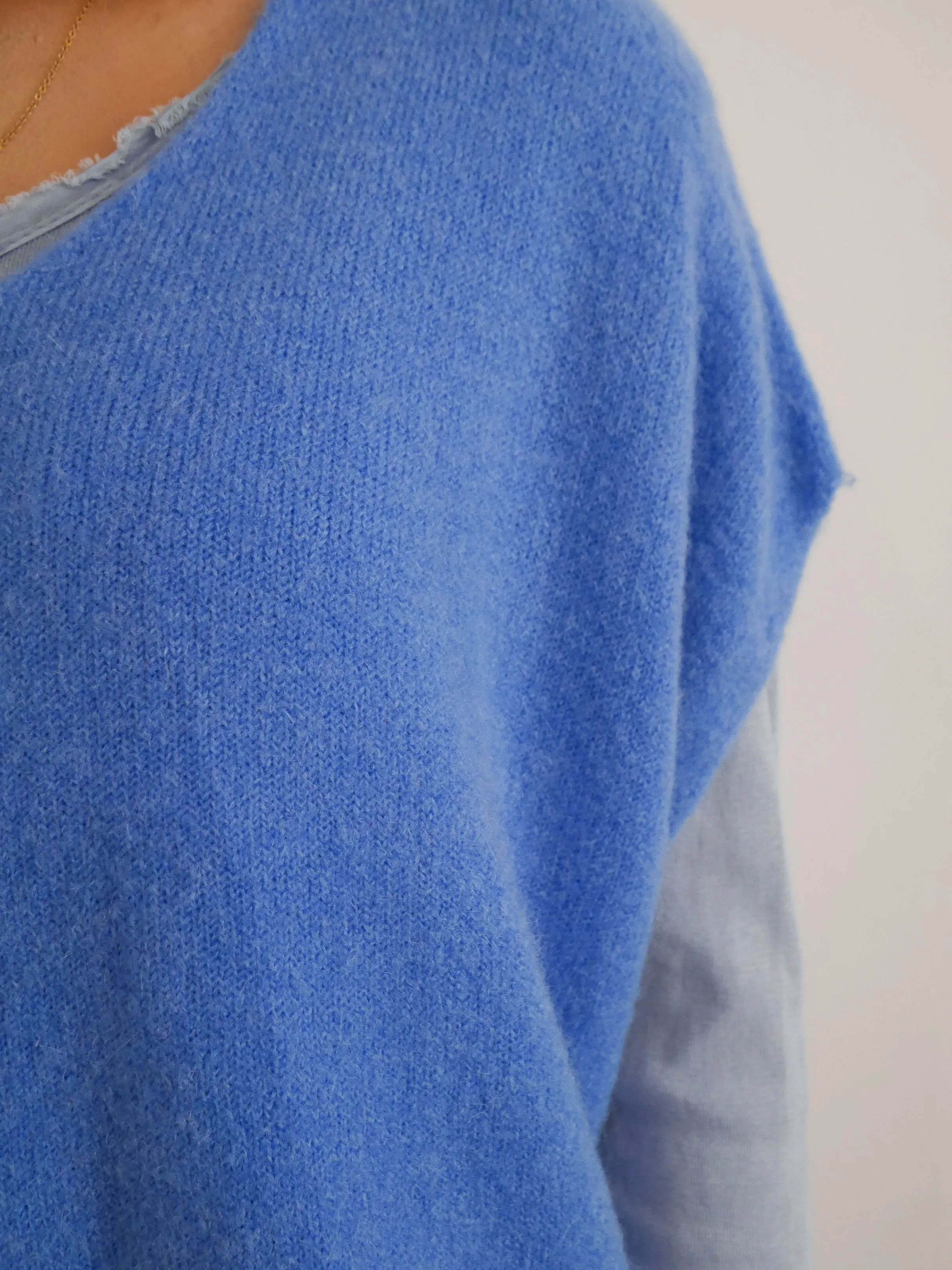 Harriet Knit Cornflower Blue