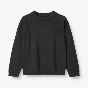 Knit Pullover Benja - black coal