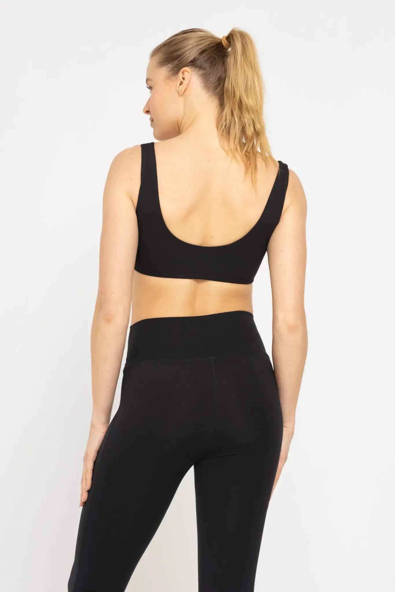 Mono B Micro Cropped Sports Bra – Stylish, Supportive & Eco-Friendly