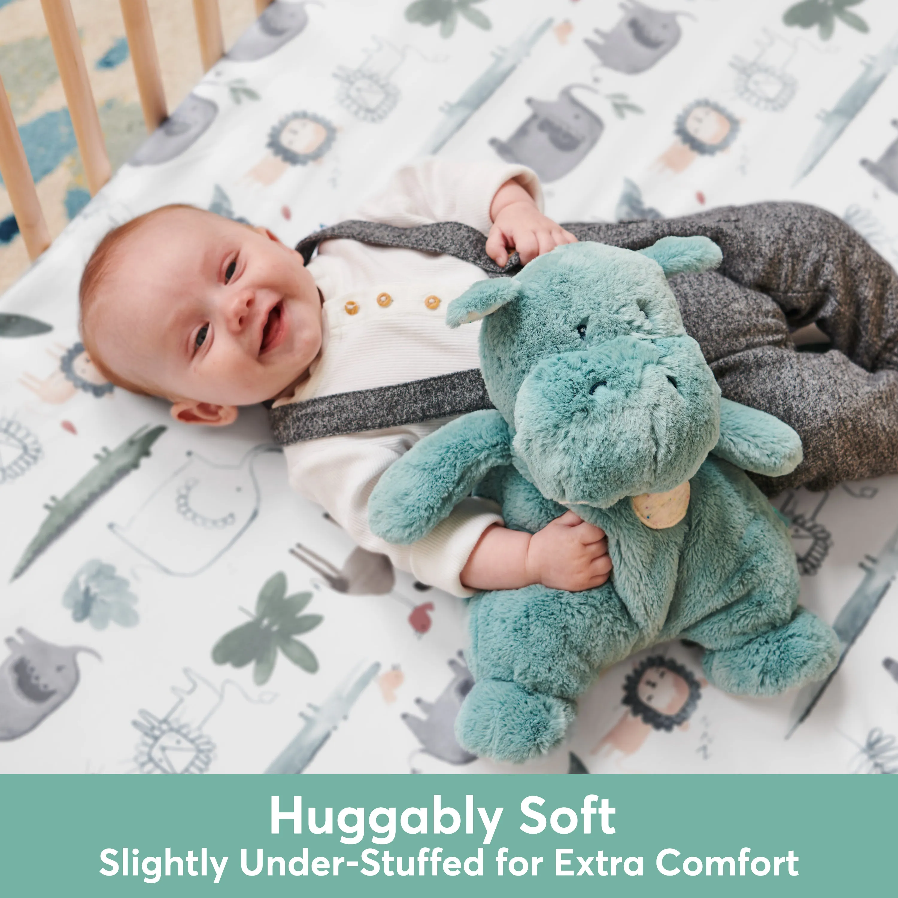 Oh So Snuggly Hippo, 12.5 in