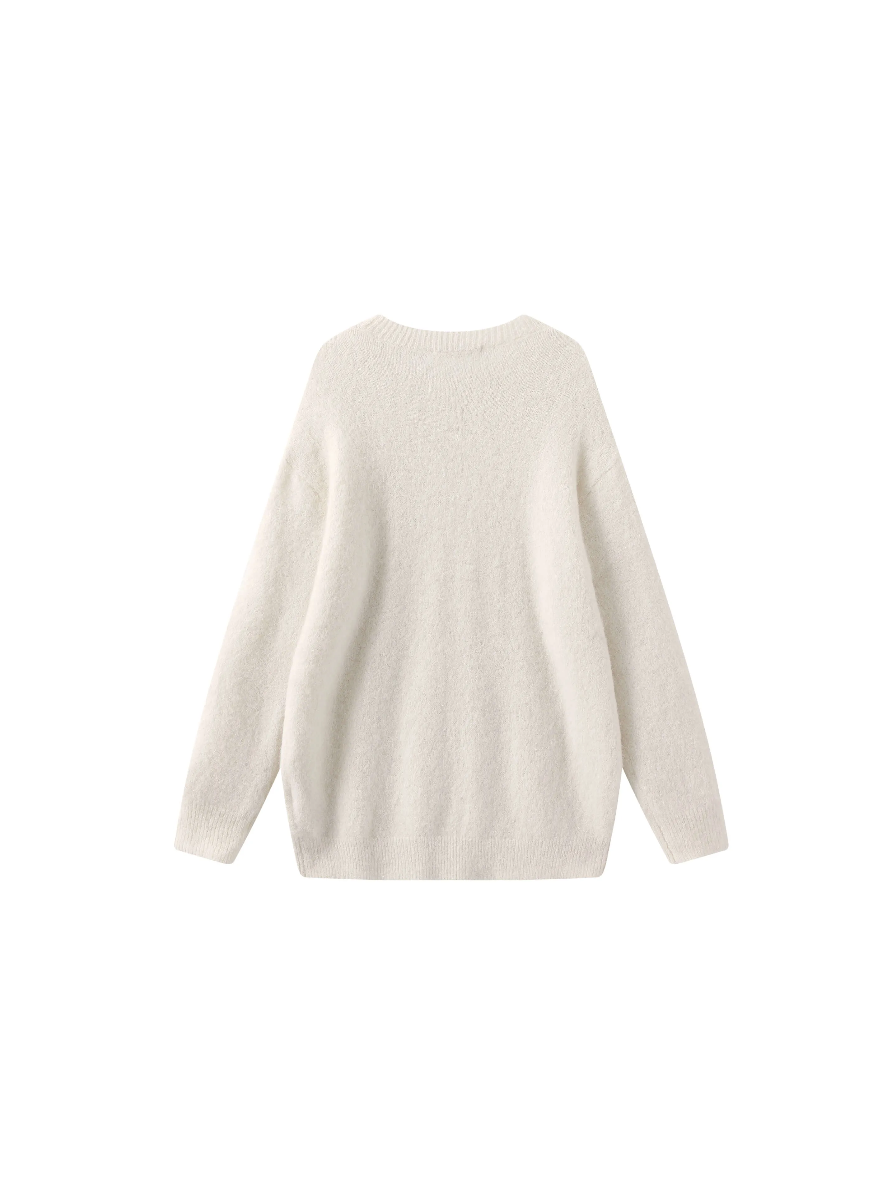 ONE BY CUBIC Brushed Alpaca Knitwear Jumper