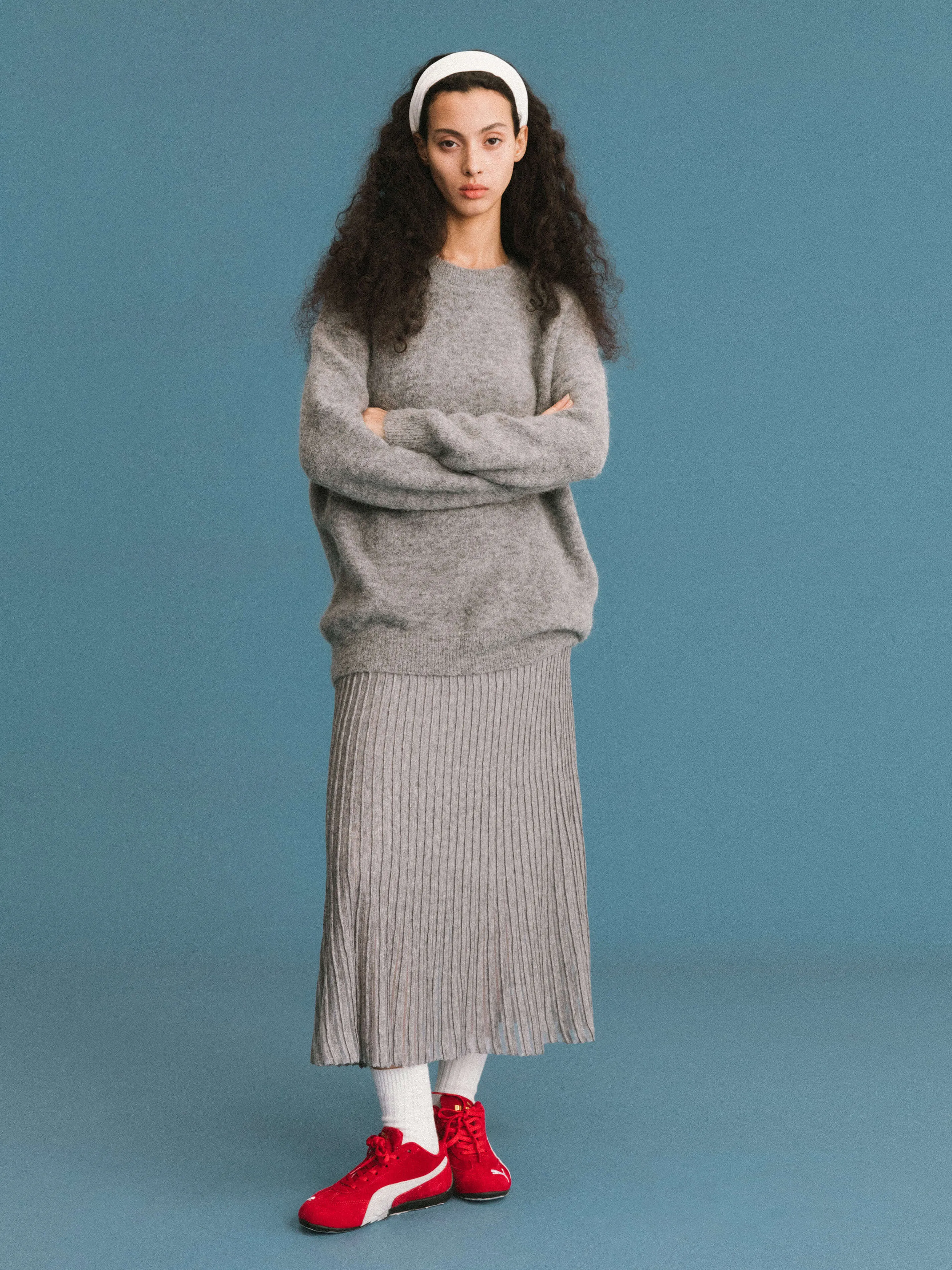 ONE BY CUBIC Brushed Alpaca Knitwear Jumper