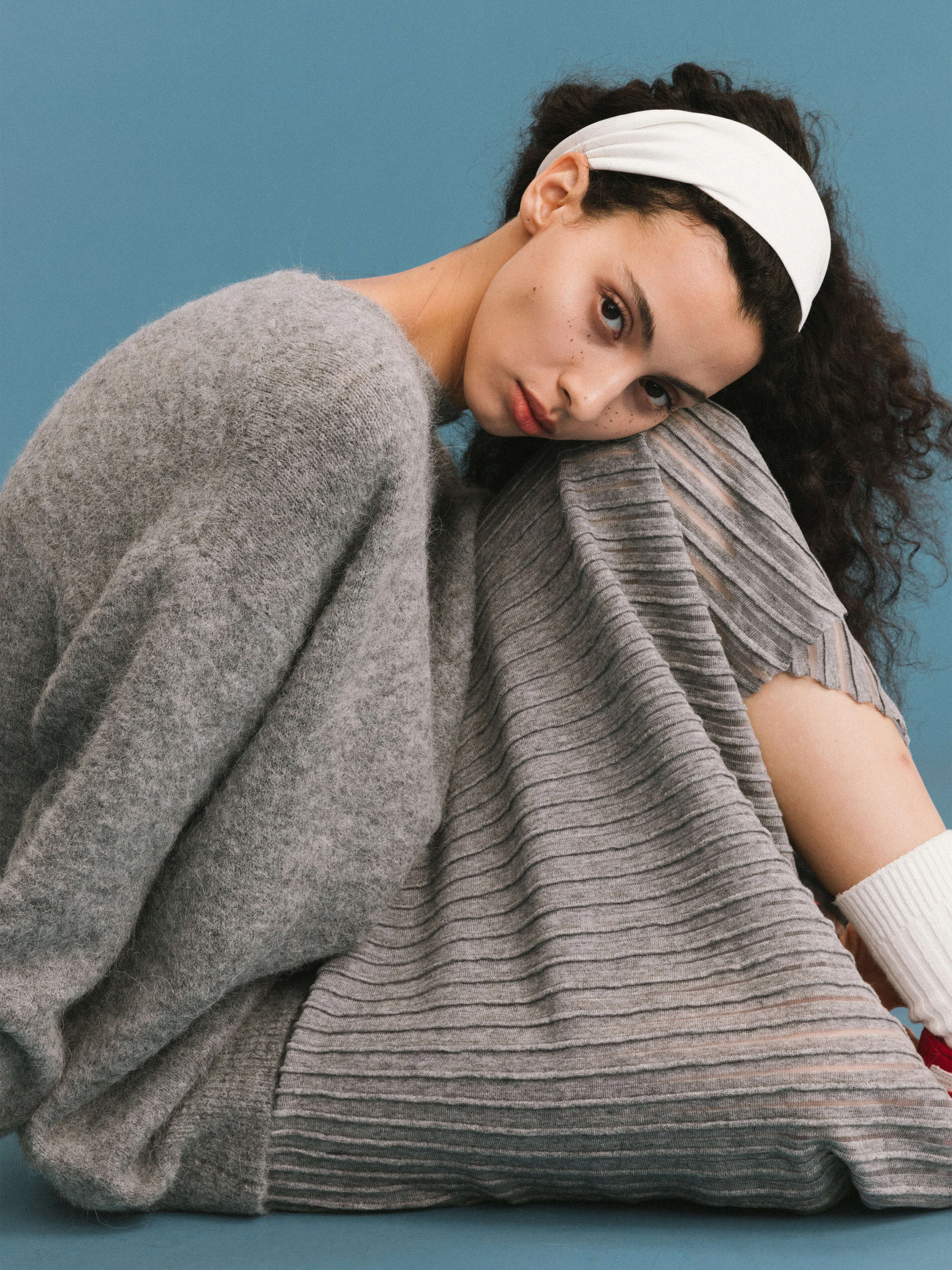 ONE BY CUBIC Brushed Alpaca Knitwear Jumper