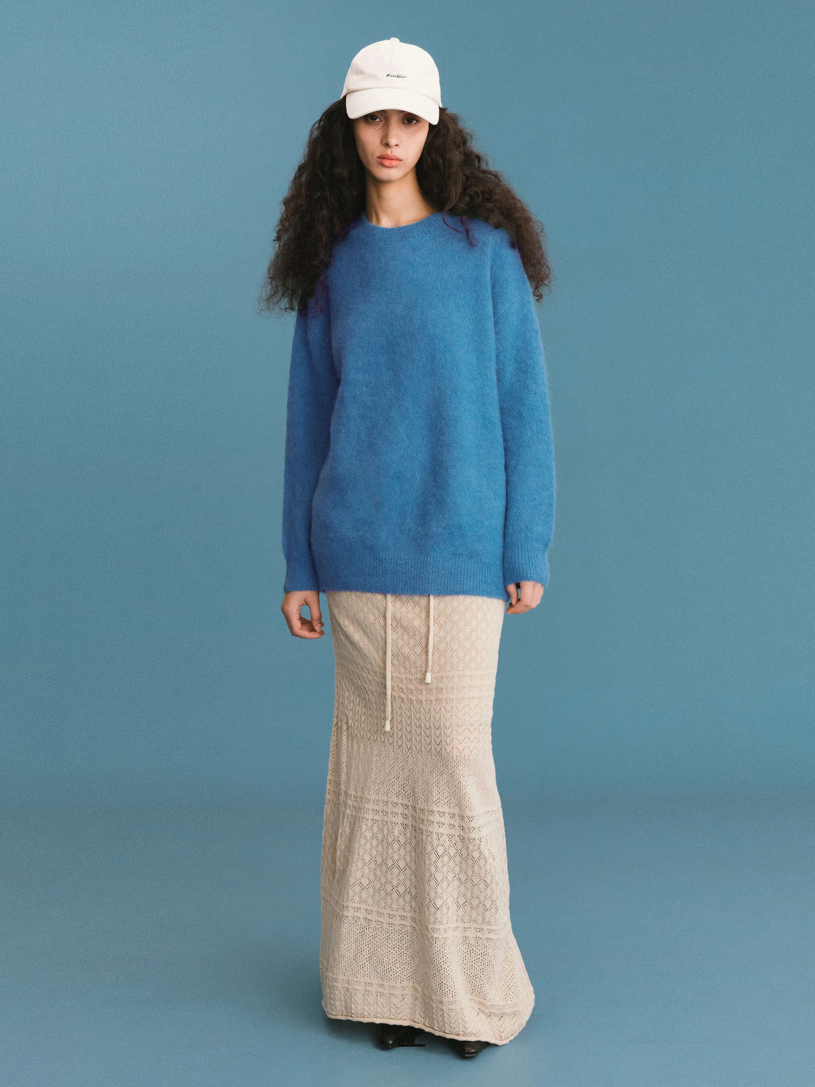 ONE BY CUBIC Brushed Alpaca Knitwear Jumper