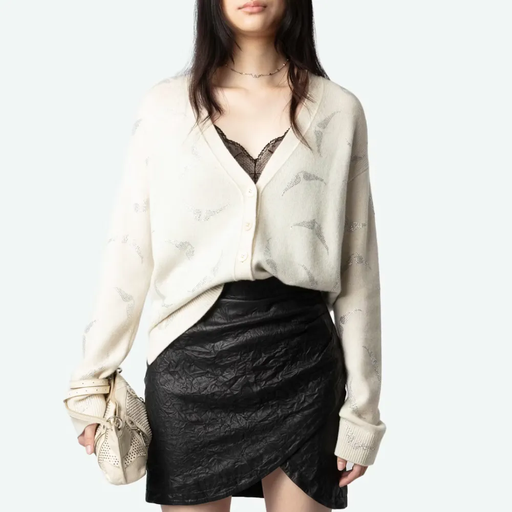 Zadig & Voltaire Mirka Wings Cardigan - Flake